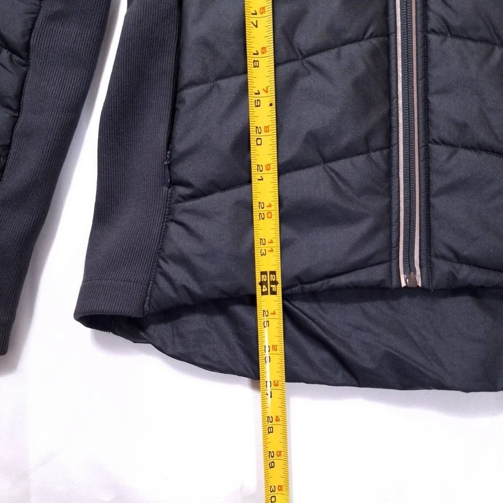 CALIA by Carrie Underwood Puffer Jacket Full Zip Mock Neck Women's XS Black‎